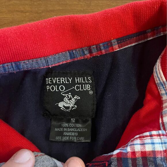 Beverley Hills Polo Club shirt size 12 boys - Picture 4 of 4